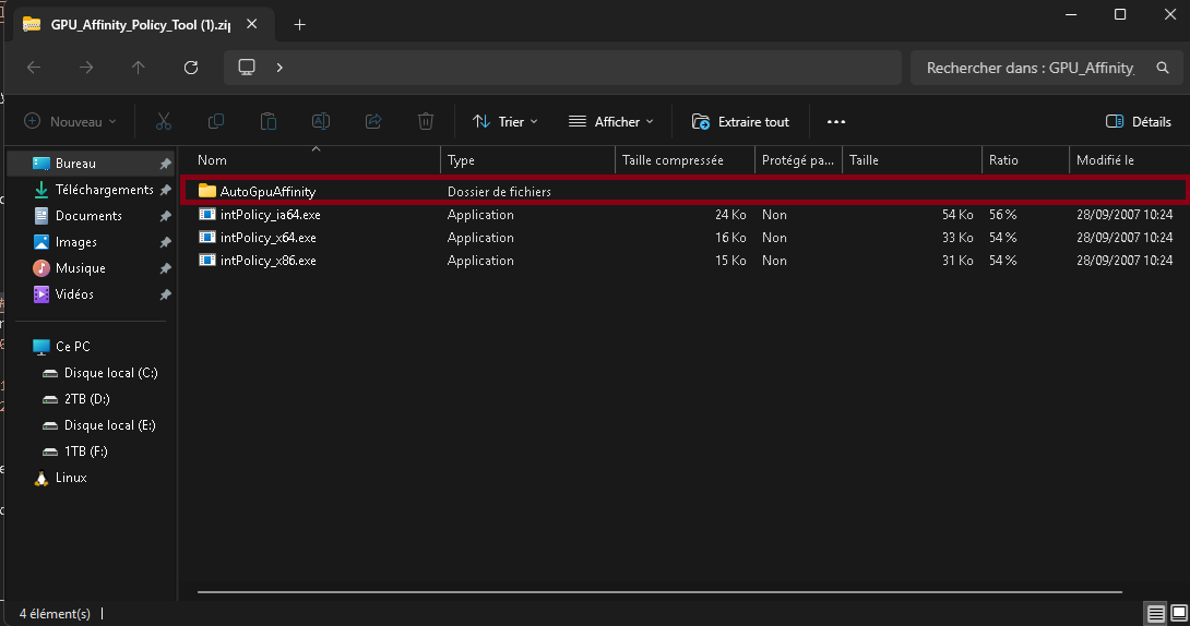 Capture d'écran de l'étape 0