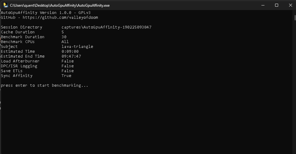 Capture d'écran de l'étape 1