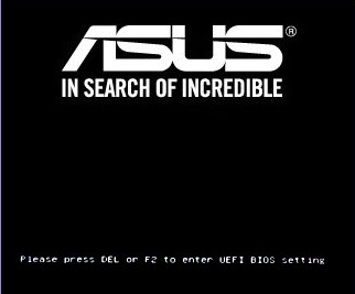 Accès au BIOS pour démarrer depuis la clé USB