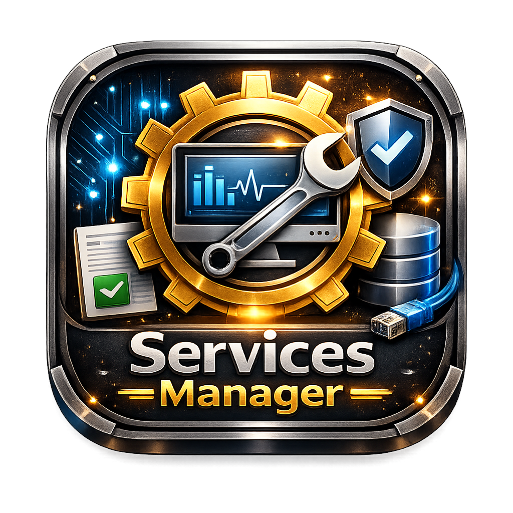 Logo officiel du logiciel ServiceManager
