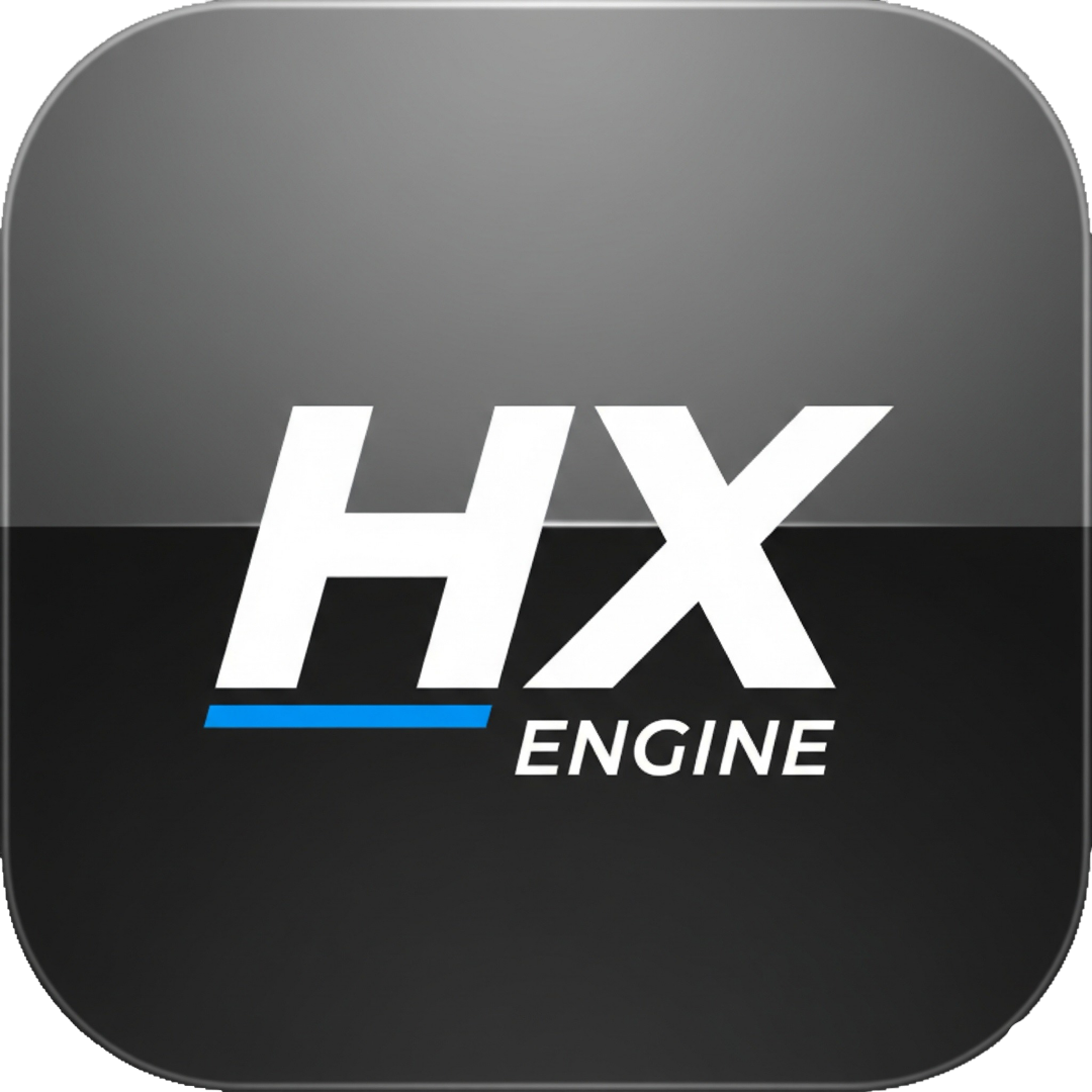 Interface du logiciel HX Engine