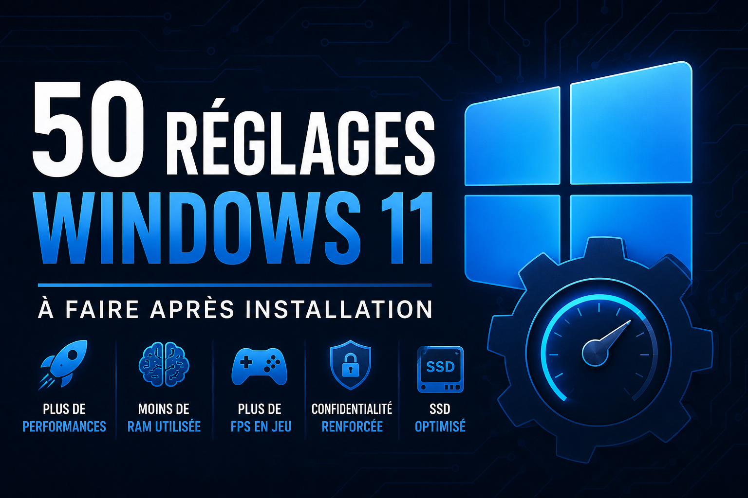 Guide 50 réglages Windows 11